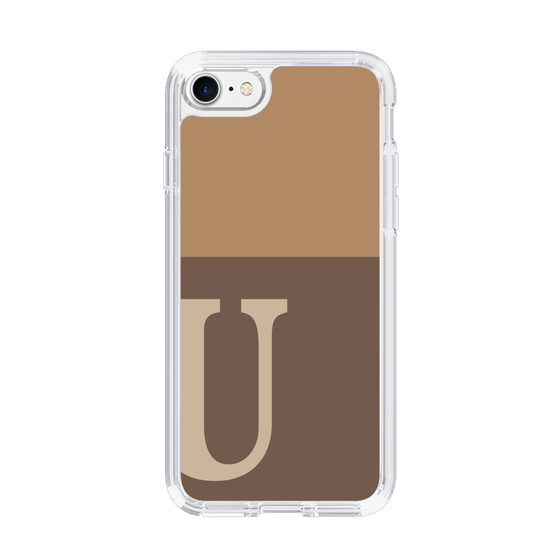 Slim Protection Case［ Original - initial two tone - U brown ］