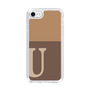 Slim Protection Case［ Original - initial two tone - U brown ］