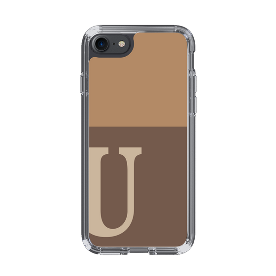 Slim Protection Case［ Original - initial two tone - U brown ］