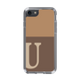 Slim Protection Case［ Original - initial two tone - U brown ］