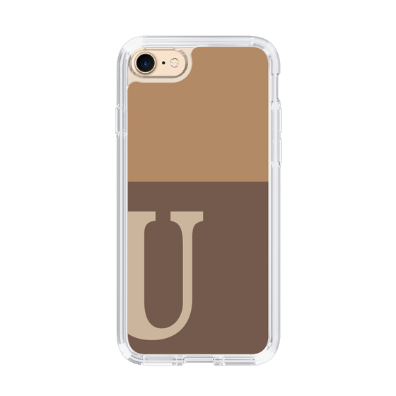 Slim Protection Case［ Original - initial two tone - U brown ］
