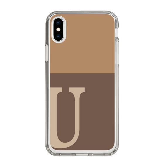 Slim Protection Case［ Original - initial two tone - U brown ］