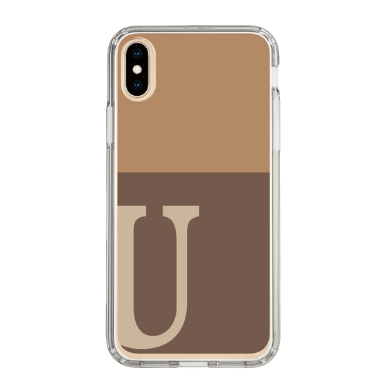 Slim Protection Case［ Original - initial two tone - U brown ］