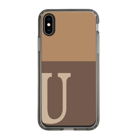 Slim Protection Case［ Original - initial two tone - U brown ］