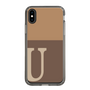 Slim Protection Case［ Original - initial two tone - U brown ］