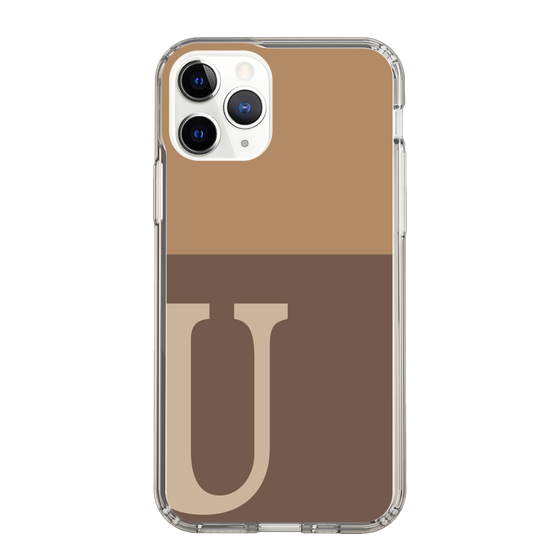 Slim Protection Case［ Original - initial two tone - U brown ］