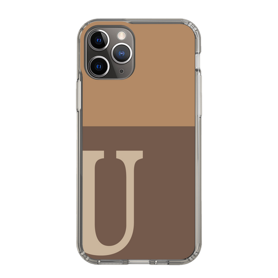 Slim Protection Case［ Original - initial two tone - U brown ］