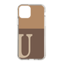 Slim Protection Case［ Original - initial two tone - U brown ］