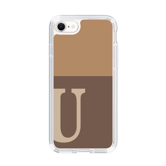 Slim Protection Case［ Original - initial two tone - U brown ］