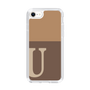 Slim Protection Case［ Original - initial two tone - U brown ］
