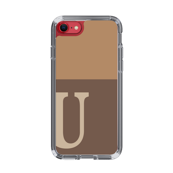 Slim Protection Case［ Original - initial two tone - U brown ］