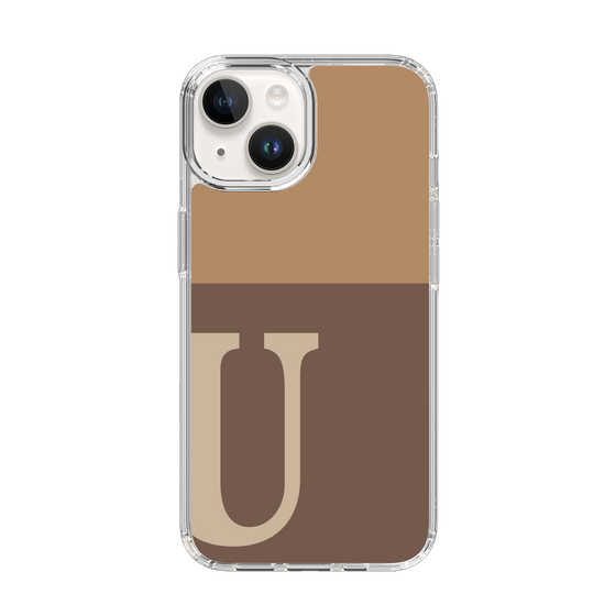 Slim Protection Case［ Original - initial two tone - U brown ］