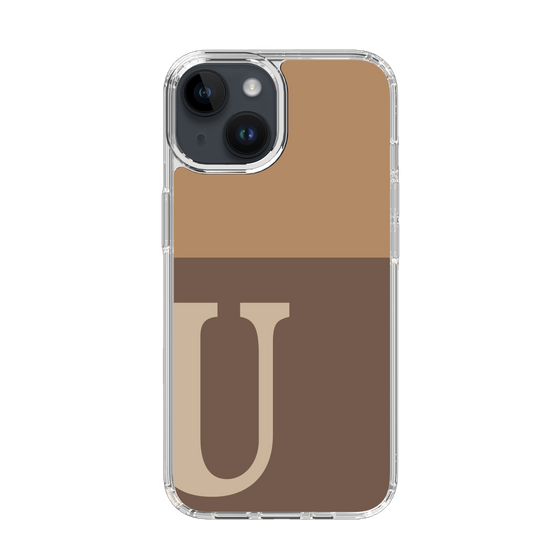 Slim Protection Case［ Original - initial two tone - U brown ］