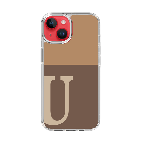 Slim Protection Case［ Original - initial two tone - U brown ］