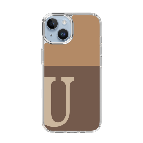 Slim Protection Case［ Original - initial two tone - U brown ］