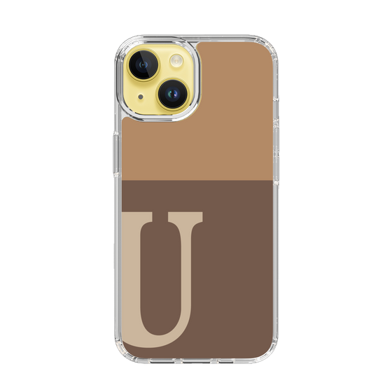 Slim Protection Case［ Original - initial two tone - U brown ］