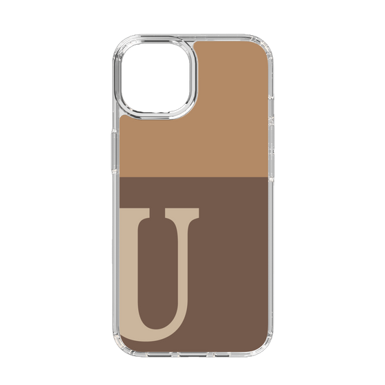 Slim Protection Case［ Original - initial two tone - U brown ］