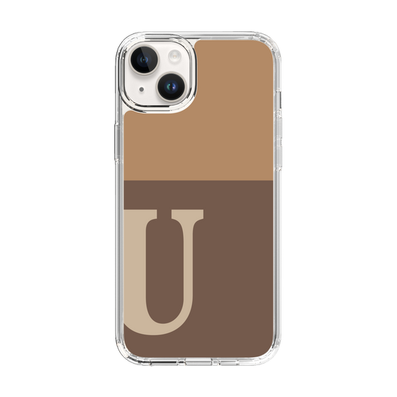 Slim Protection Case［ Original - initial two tone - U brown ］