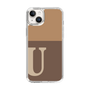 Slim Protection Case［ Original - initial two tone - U brown ］
