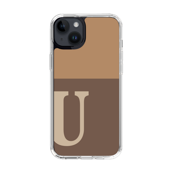 Slim Protection Case［ Original - initial two tone - U brown ］