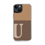Slim Protection Case［ Original - initial two tone - U brown ］