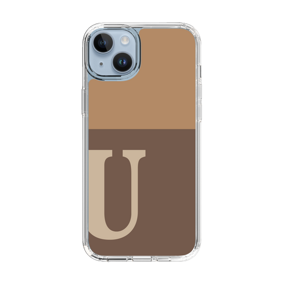 Slim Protection Case［ Original - initial two tone - U brown ］