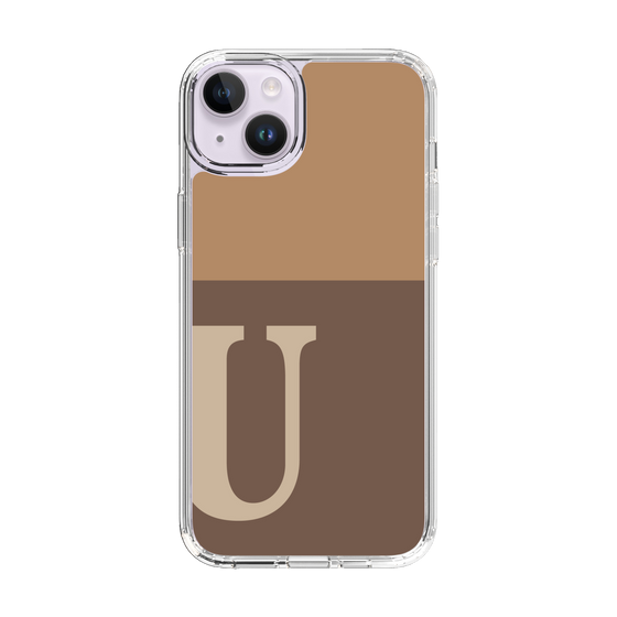 Slim Protection Case［ Original - initial two tone - U brown ］