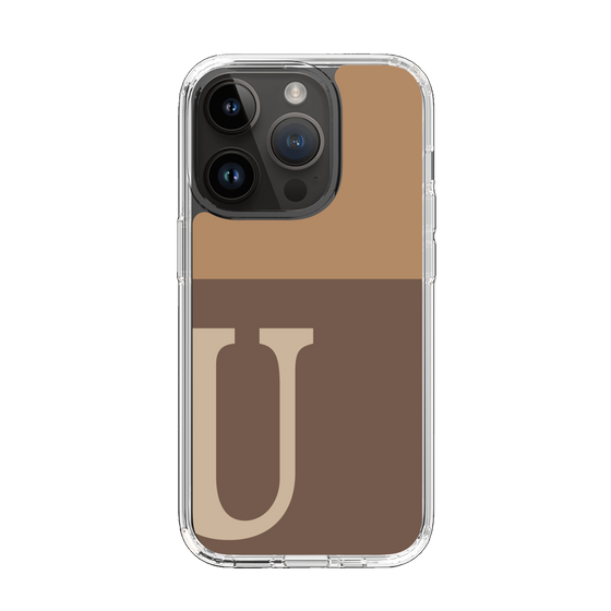 Slim Protection Case［ Original - initial two tone - U brown ］