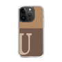 Slim Protection Case［ Original - initial two tone - U brown ］