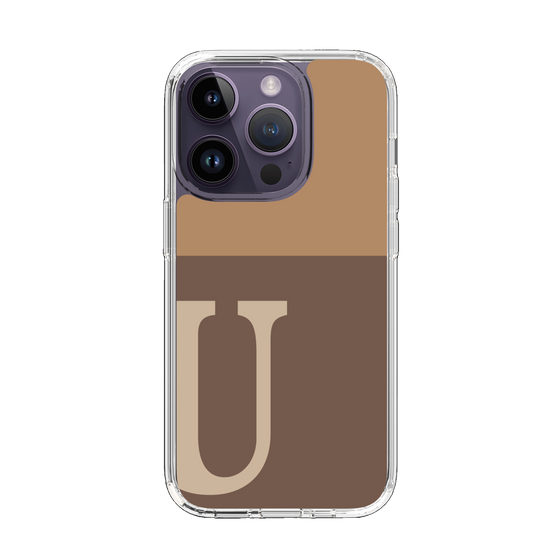 Slim Protection Case［ Original - initial two tone - U brown ］