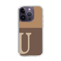 Slim Protection Case［ Original - initial two tone - U brown ］