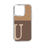 Slim Protection Case［ Original - initial two tone - U brown ］