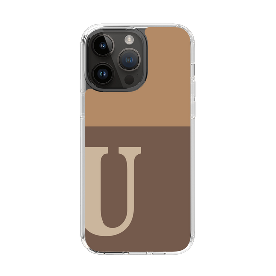 Slim Protection Case［ Original - initial two tone - U brown ］