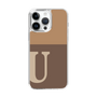 Slim Protection Case［ Original - initial two tone - U brown ］