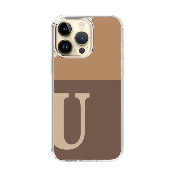 Slim Protection Case［ Original - initial two tone - U brown ］