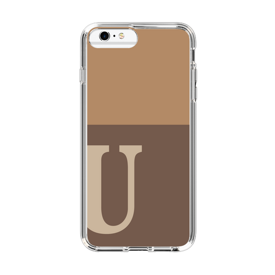 Slim Protection Case［ Original - initial two tone - U brown ］