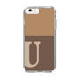 Slim Protection Case［ Original - initial two tone - U brown ］