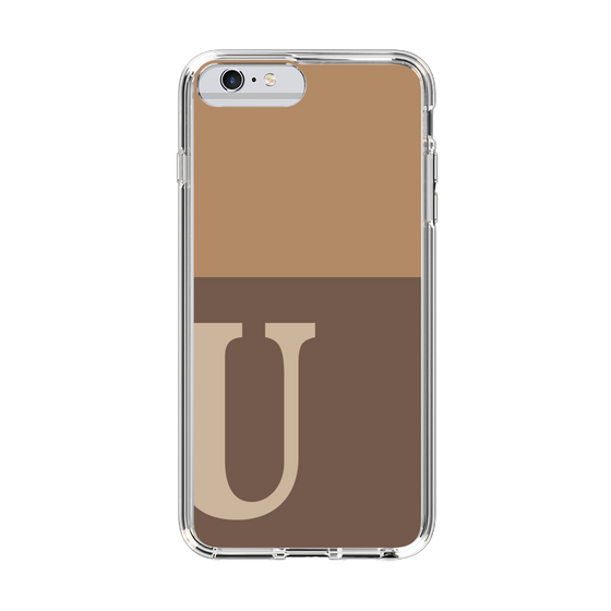 Slim Protection Case［ Original - initial two tone - U brown ］