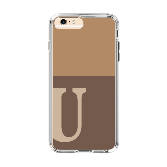 Slim Protection Case［ Original - initial two tone - U brown ］