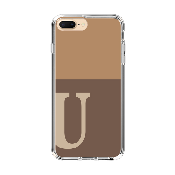 Slim Protection Case［ Original - initial two tone - U brown ］