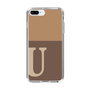 Slim Protection Case［ Original - initial two tone - U brown ］