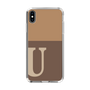 Slim Protection Case［ Original - initial two tone - U brown ］