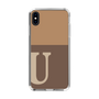 Slim Protection Case［ Original - initial two tone - U brown ］