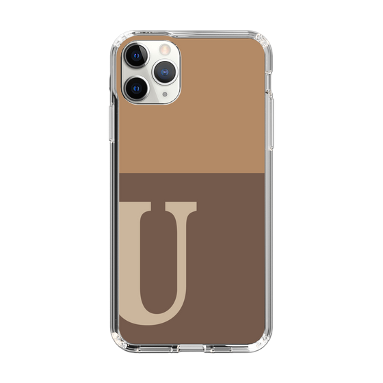 Slim Protection Case［ Original - initial two tone - U brown ］