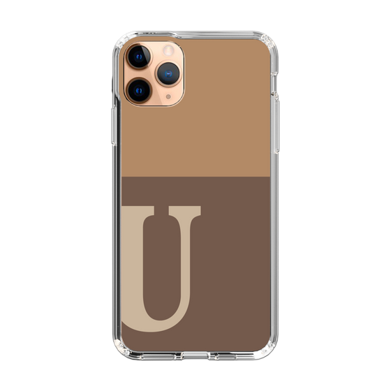 Slim Protection Case［ Original - initial two tone - U brown ］