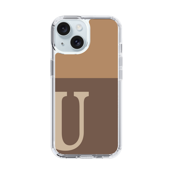 Slim Protection Case［ Original - initial two tone - U brown ］