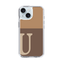 Slim Protection Case［ Original - initial two tone - U brown ］
