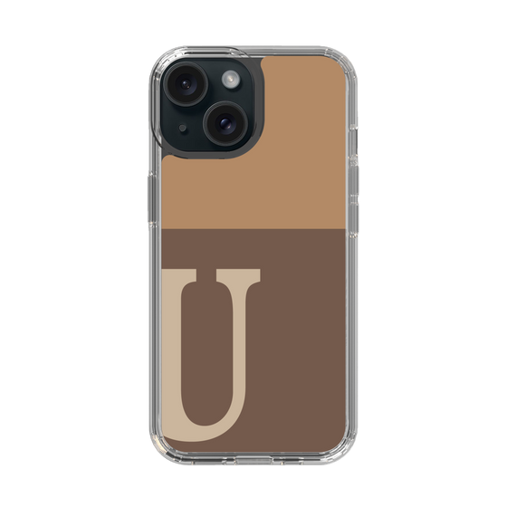 Slim Protection Case［ Original - initial two tone - U brown ］
