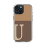 Slim Protection Case［ Original - initial two tone - U brown ］
