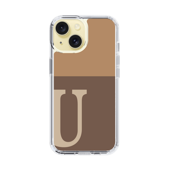 Slim Protection Case［ Original - initial two tone - U brown ］